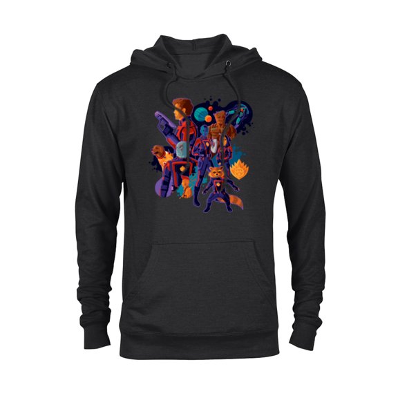 Marvel Guardians of the Galaxy Volume 3 Cosmic Team - Pullover Hoodie for Adults - Customized-Black