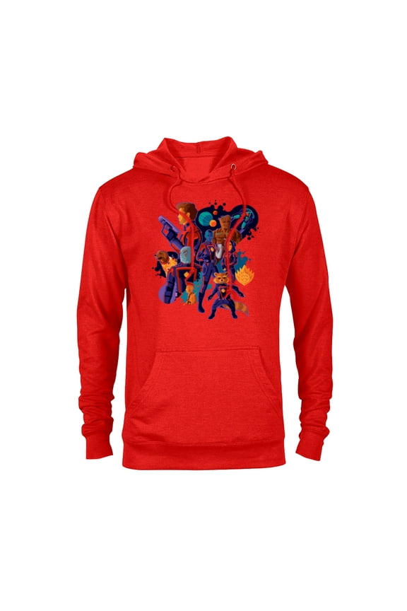Guardians of the Galaxy Volume 3 Cosmic Team - Pullover Hoodie for Adults - Customized-Red