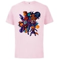 thumbnail image 1 of Marvel Guardians of the Galaxy Volume 3 Cosmic Team - Short Sleeve Cotton T-Shirt for Adults - Customized-Soft Pink, 1 of 5