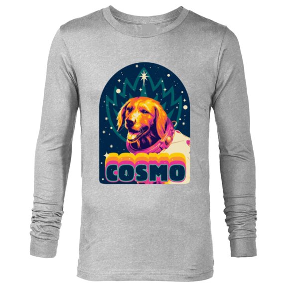 Marvel Guardians of the Galaxy Volume 3 Cosmo Album Retro - Long Sleeve T-Shirt for Men - Customized-Athletic Heather