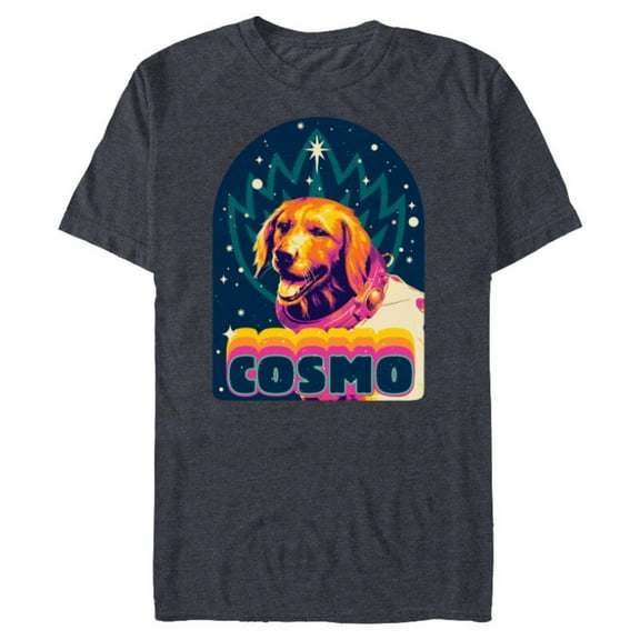 Marvel Guardians of the Galaxy Volume 3 Cosmo Album Retro - Short Sleeve Blended T-Shirt for Adults - Customized-Navy Heather
