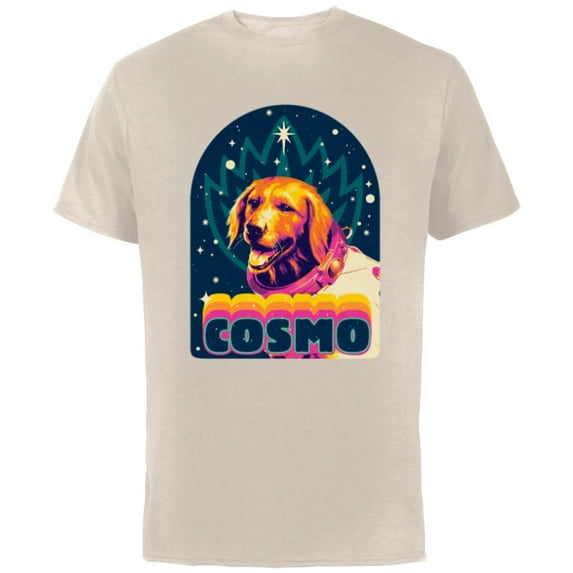 Marvel Guardians of the Galaxy Volume 3 Cosmo Album Retro - Short Sleeve Cotton T-Shirt for Adults - Customized-Natural