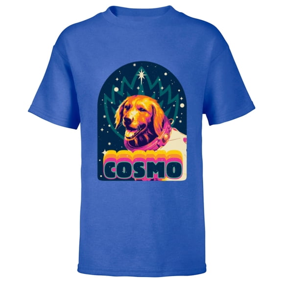 Marvel Guardians of the Galaxy Volume 3 Cosmo Album Retro - Short Sleeve T-Shirt for Kids - Customized-Royal