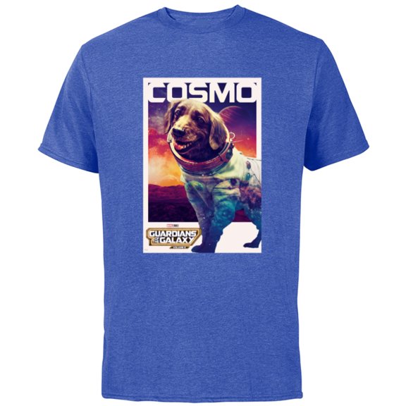 Marvel Guardians of the Galaxy Volume 3 Cosmo Poster - Short Sleeve Cotton T-Shirt for Adults - Customized-Royal Heather