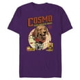 thumbnail image 1 of Marvel Guardians of the Galaxy Volume 3 Cosmo the Space Dog - Short Sleeve Blended T-Shirt for Adults - Customized-Purple, 1 of 5