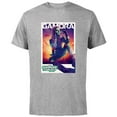 thumbnail image 1 of Marvel Guardians of the Galaxy Volume 3 Gamora Poster - Short Sleeve Cotton T-Shirt for Adults - Customized-Athletic Heather, 1 of 5