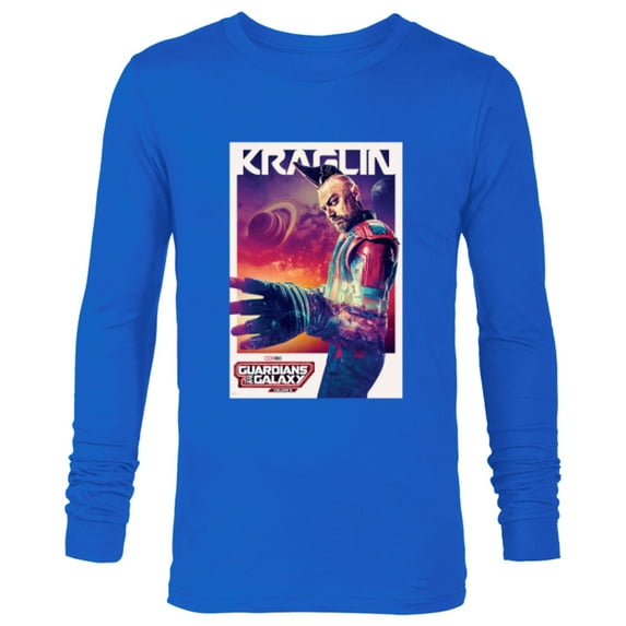 Marvel Guardians of the Galaxy Volume 3 Kraglin Poster - Long Sleeve T-Shirt for Men - Customized-Navy