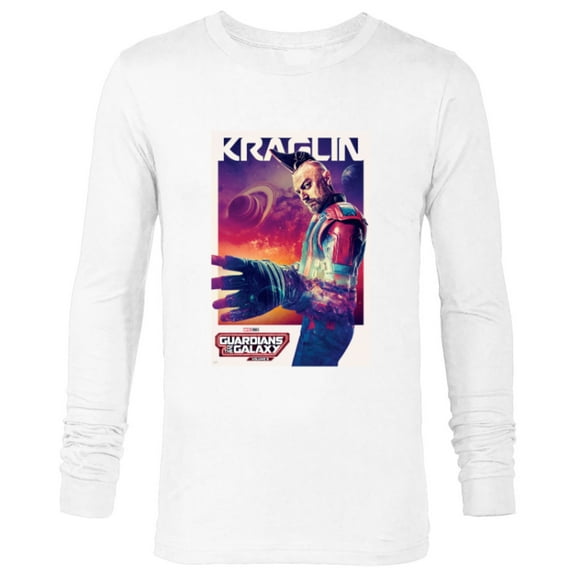 Marvel Guardians of the Galaxy Volume 3 Kraglin Poster - Long Sleeve T-Shirt for Men - Customized-White