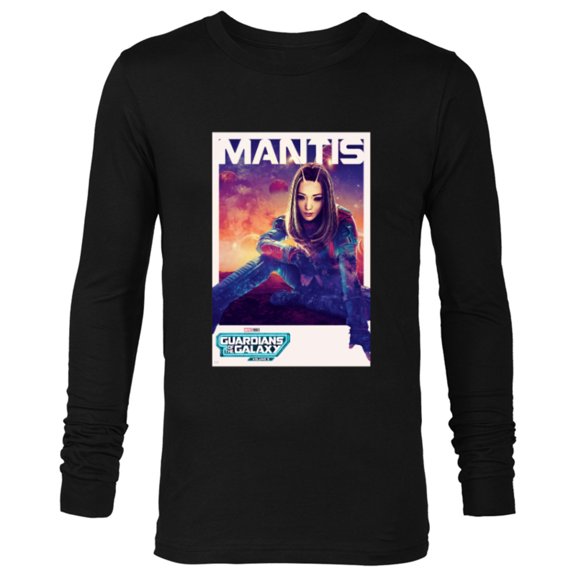 Marvel Guardians of the Galaxy Volume 3 Mantis Poster - Long Sleeve T-Shirt for Men - Customized-Black