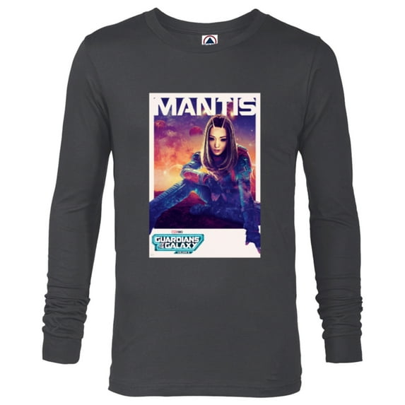 Marvel Guardians of the Galaxy Volume 3 Mantis Poster - Long Sleeve T-Shirt for Men - Customized-Charcoal Heather