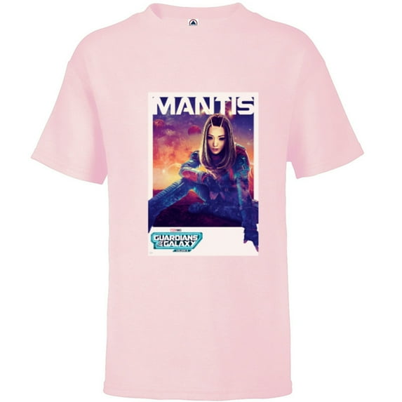 Marvel Guardians of the Galaxy Volume 3 Mantis Poster - Short Sleeve T-Shirt for Kids - Customized-Soft Pink