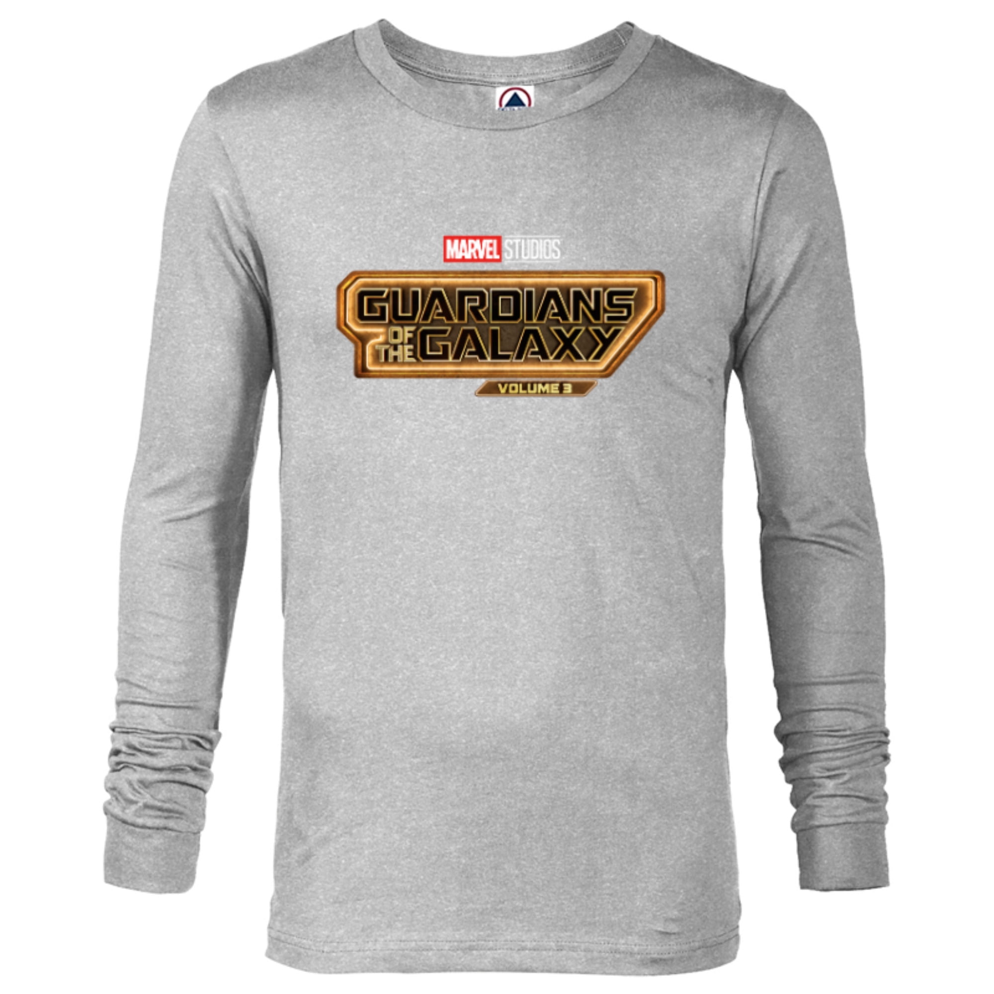 Marvel Guardians of the Galaxy Volume 3 Movie Logo - Long Sleeve T-Shirt  for Men - Customized-Athletic Heather