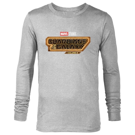 Marvel Guardians of the Galaxy Volume 3 Movie Logo - Long Sleeve T-Shirt for Men - Customized-Athletic Heather