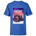 thumbnail image 1 of Marvel Guardians of the Galaxy Volume 3 Movie Poster - Short Sleeve T-Shirt for Kids - Customized-Royal, 1 of 5