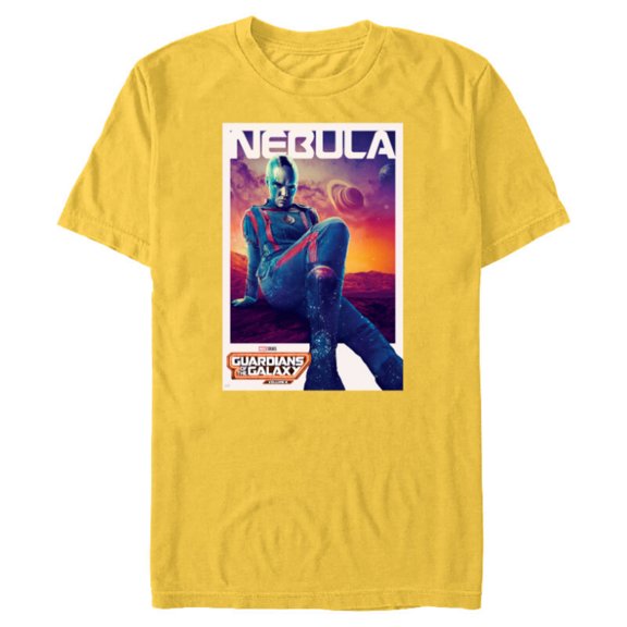 Marvel Guardians of the Galaxy Volume 3 Nebula Poster - Short Sleeve Blended T-Shirt for Adults - Customized-Yellow