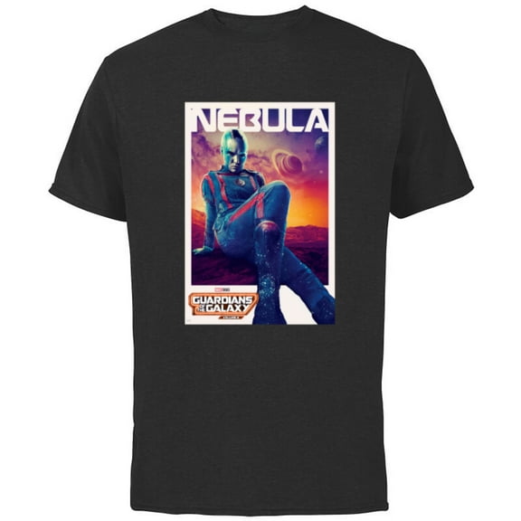 Marvel Guardians of the Galaxy Volume 3 Nebula Poster - Short Sleeve Cotton T-Shirt for Adults - Customized-Black