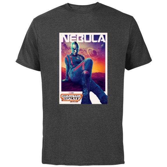 Marvel Guardians of the Galaxy Volume 3 Nebula Poster - Short Sleeve Cotton T-Shirt for Adults - Customized-Charcoal