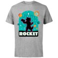 thumbnail image 1 of Marvel Guardians of the Galaxy Volume 3 Rocket Space Icon - Short Sleeve Cotton T-Shirt for Adults - Customized-Athletic Heather, 1 of 5