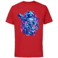 thumbnail image 1 of Marvel Guardians of the Galaxy Volume 3 Rocket & Team Space - Short Sleeve Cotton T-Shirt for Adults - Customized-Red, 1 of 5