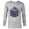 thumbnail image 1 of Marvel Guardians of the Galaxy Volume 3 Team Action Bowie - Long Sleeve T-Shirt for Men - Customized-Athletic Heather, 1 of 5