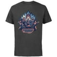 thumbnail image 1 of Marvel Guardians of the Galaxy Volume 3 Team Action Bowie - Short Sleeve Cotton T-Shirt for Adults - Customized-Charcoal, 1 of 5