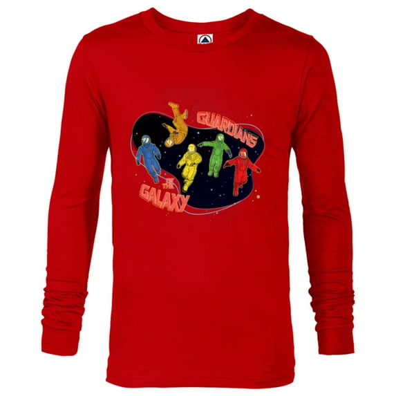 Marvel Guardians of the Galaxy Volume 3 Team in Spacesuits - Long Sleeve T-Shirt for Men - Customized-New Red