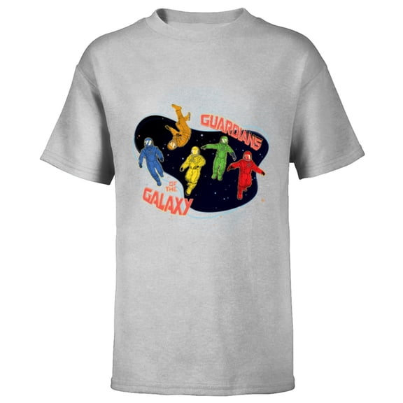Marvel Guardians of the Galaxy Volume 3 Team in Spacesuits - Short Sleeve T-Shirt for Kids - Customized-Athletic Heather
