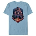 thumbnail image 1 of Marvel Guardians of the Galaxy Volume 3 Team with Badge - Short Sleeve Blended T-Shirt for Adults - Customized-Ocean Blue, 1 of 5