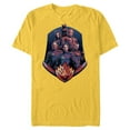 thumbnail image 1 of Marvel Guardians of the Galaxy Volume 3 Team with Badge - Short Sleeve Blended T-Shirt for Adults - Customized-Yellow, 1 of 5
