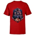 thumbnail image 1 of Marvel Guardians of the Galaxy Volume 3 Team with Badge - Short Sleeve T-Shirt for Kids - Customized-Red, 1 of 5