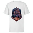 thumbnail image 1 of Marvel Guardians of the Galaxy Volume 3 Team with Badge - Short Sleeve T-Shirt for Kids - Customized-White, 1 of 5