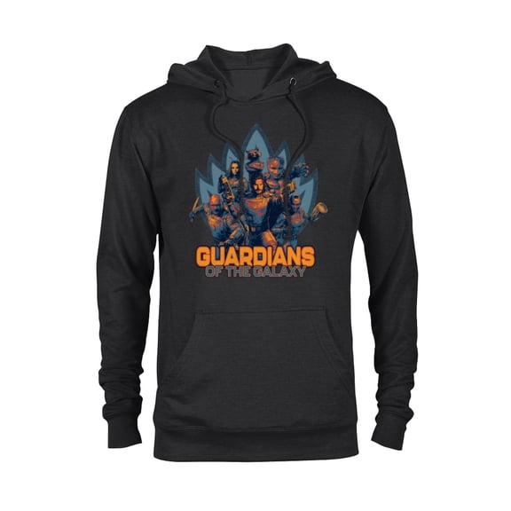 Marvel Guardians of the Galaxy Volume 3 Team with Crest - Pullover Hoodie for Adults - Customized-Black