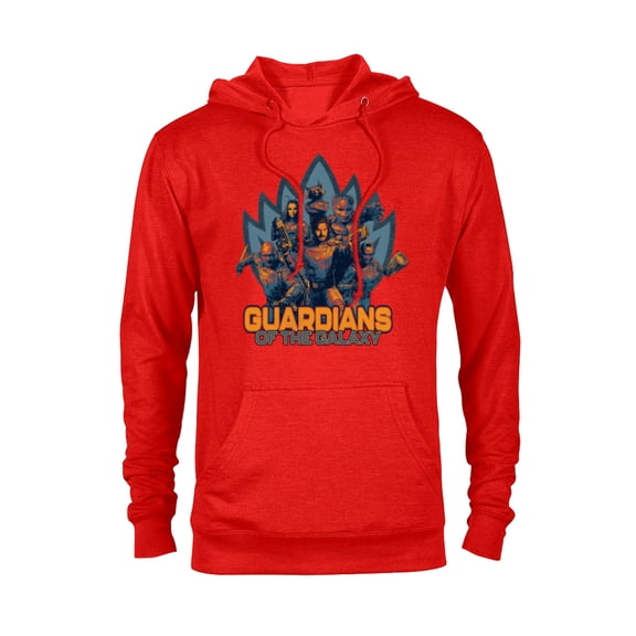 Marvel Guardians of the Galaxy Volume 3 Team with Crest - Pullover Hoodie for Adults - Customized-Red