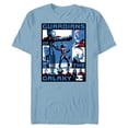 thumbnail image 1 of Marvel Guardians of the Galaxy Volume 3 Tri-Color Panels - Short Sleeve Blended T-Shirt for Adults - Customized-Ocean Blue, 1 of 5