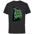 thumbnail image 1 of Marvel Guardians of the Galaxy Yondu Ruined Christmas - Short Sleeve Cotton T-Shirt for Adults - Customized-Black, 1 of 5