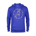 thumbnail image 1 of Marvel Hanukkah Holiday Dreidels & Sufganiyot Avengers Logo - Pullover Hoodie for Adults - Customized-Royal, 1 of 5