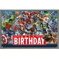thumbnail image 1 of Marvel - Happy Birthday Wall Poster, 14.725" x 22.375" Framed, 1 of 6