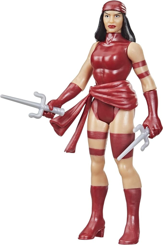 Marvel Hasbro Legends 3.75-inch Retro 375 Collection Elektra Action Figure Toy