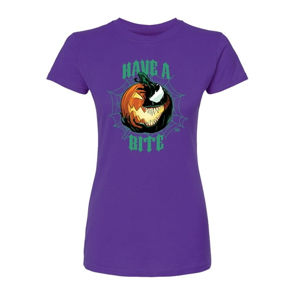 Marvel - Have A Bite - Juniors Fitted Graphic T-Shirt