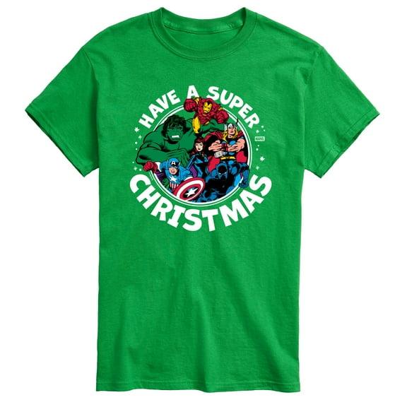 Marvel - Have A Super Christmas Avengers - Men's Short Sleeve Graphic T-Shirt