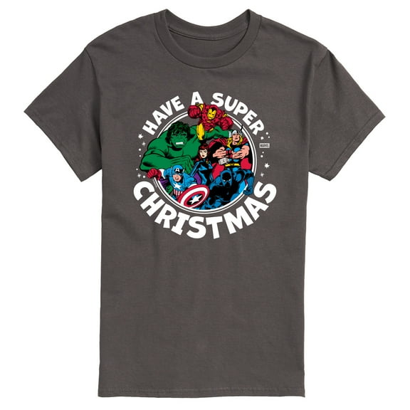 Marvel - Have A Super Christmas Avengers - Men's Short Sleeve Graphic T-Shirt