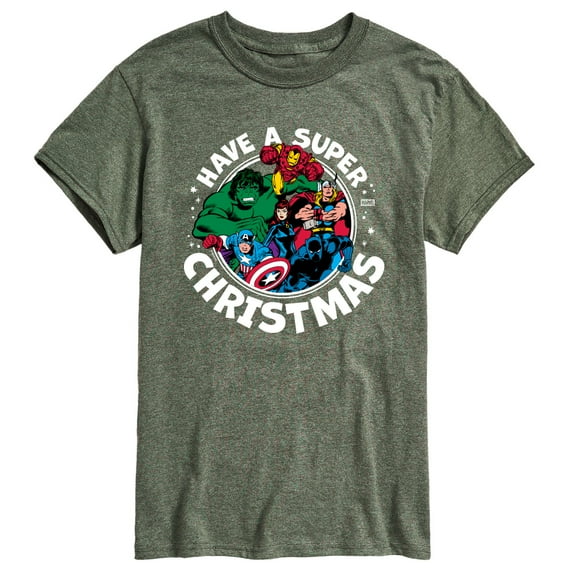 Marvel - Have A Super Christmas Avengers - Men's Short Sleeve Graphic T-Shirt
