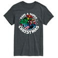 thumbnail image 1 of Marvel - Have A Super Christmas Avengers - Men's Short Sleeve Graphic T-Shirt, 1 of 4