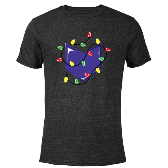 Marvel Hawkeye Arrow Holiday Lights - Short Sleeve Blended T-Shirt for Adults – Customized-Black