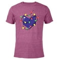 thumbnail image 1 of Marvel Hawkeye Arrow Holiday Lights - Short Sleeve Blended T-Shirt for Adults – Customized-Purple, 1 of 5