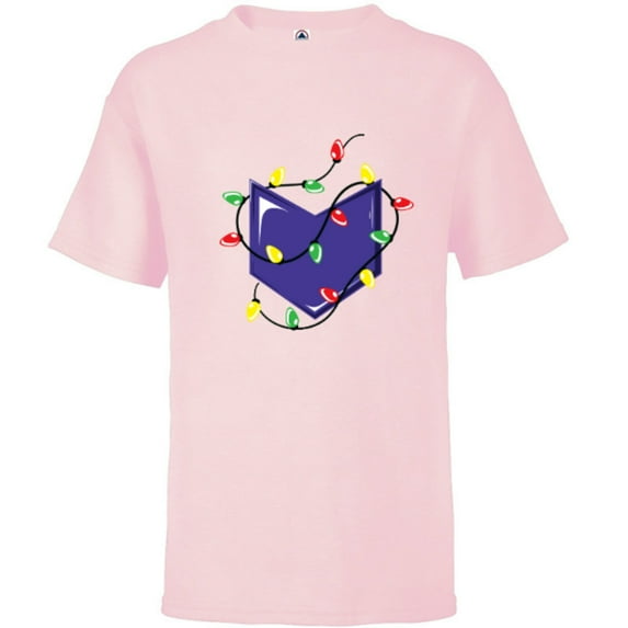 Marvel Hawkeye Arrow Holiday Lights - Short Sleeve T-Shirt for Kids – Customized-Soft Pink