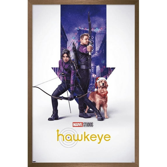 Marvel Hawkeye - Arrow One Sheet Wall Poster, 14.725" x 22.375", Framed