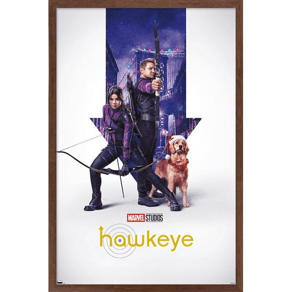 Marvel Hawkeye - Arrow One Sheet Wall Poster, 22.375" x 34", Framed