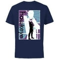 thumbnail image 1 of Marvel Hawkeye Clint Barton Halftone Character Poster - Short Sleeve Cotton T-Shirt for Adults - Customized-Navy, 1 of 5