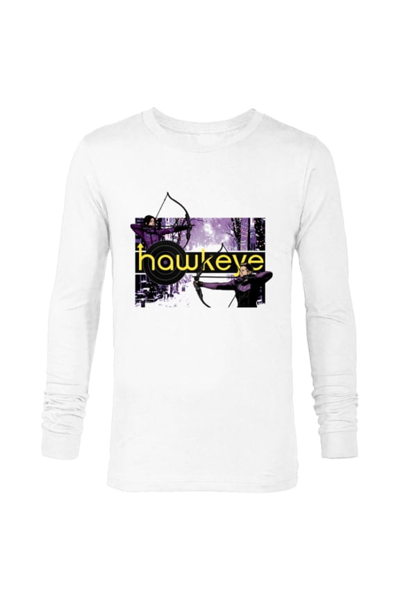 Hawkeye Clint Barton Kate Bishop Archers - Long Sleeve T-Shirt for Men - Customized-White